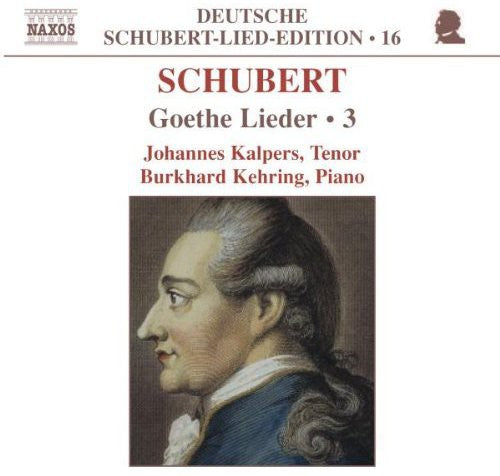 the album cover for Burkhard Kehring - Goethe Lieder 3