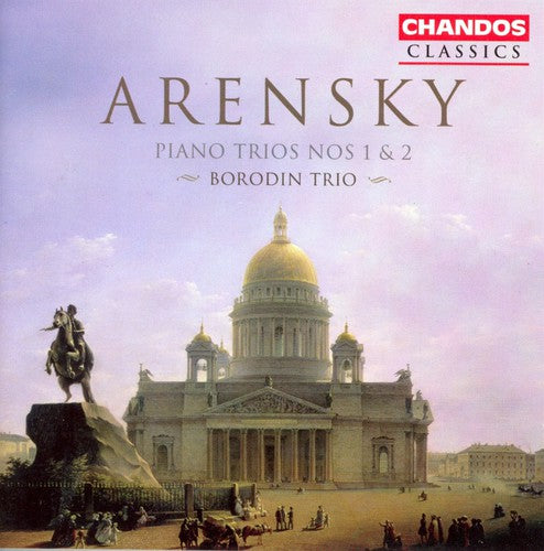 the album cover for Borodin - Piano Trio 1 & 2