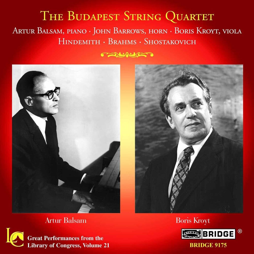 the album cover for SCHUBERT/BRAHMS - Great Performances from the Library of Congress 21
