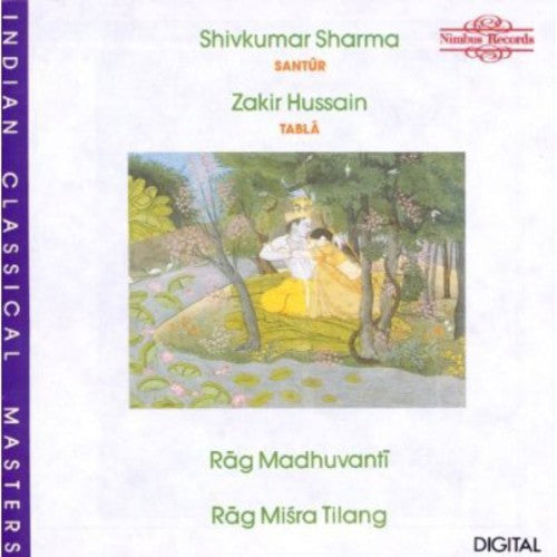 the album cover for Sharma/Hussain - Raga Madhuvanti / Raga Misra Tilang