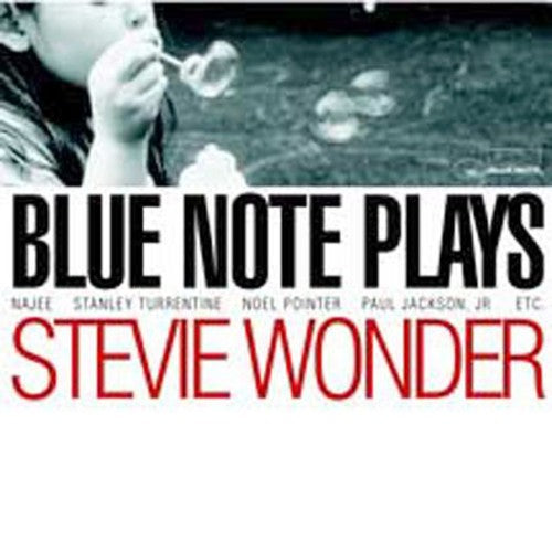 the album cover for Various Artists - Blue Note Plays Stevie Wonder