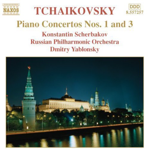the album cover for Konstantin Scherbakov - Piano Concertos