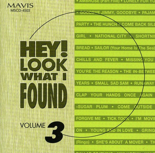 the album cover for Hey! Look What I Found - Vol. 3-Hey! Look What I Found