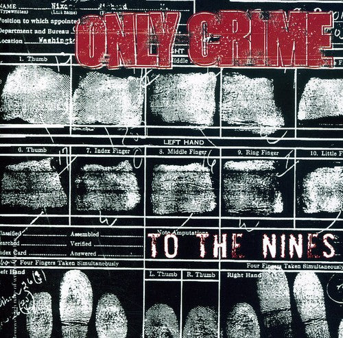 the album cover for Only Crime - To the Nines