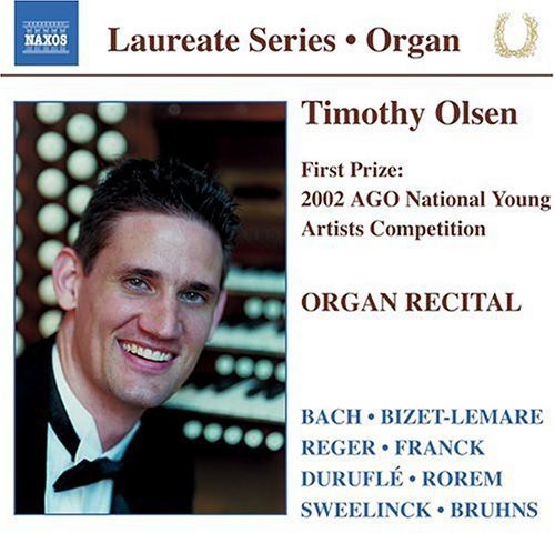 the album cover for Timothy Olsen - Organ Recital