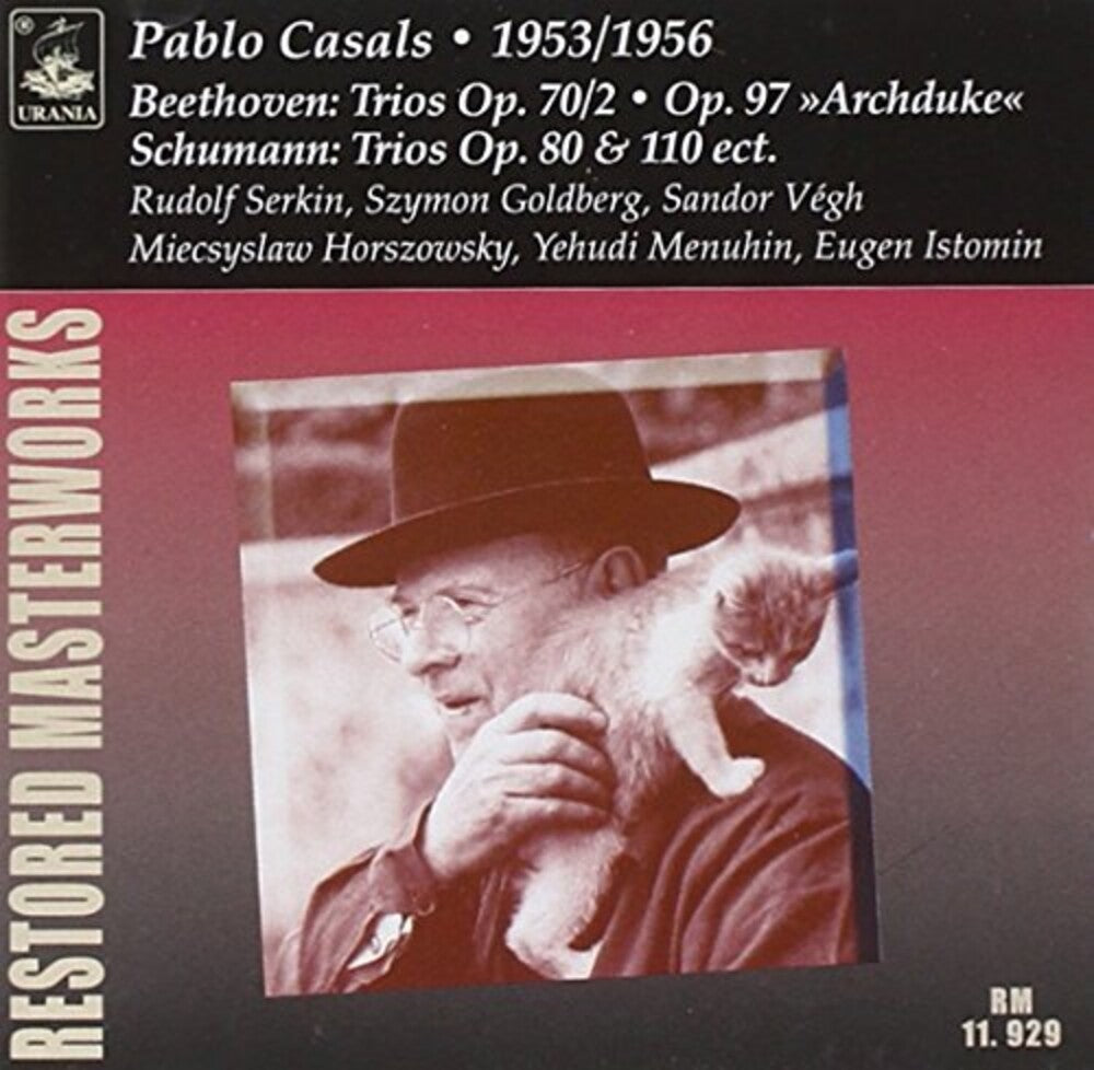 the album cover for Beethoven / Vegh / Casals / Curzon / Goldberg - Trio In E Flat Major Op 70 No 2
