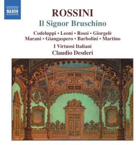 the album cover for Claudio Desderi - Il Signor Bruschino