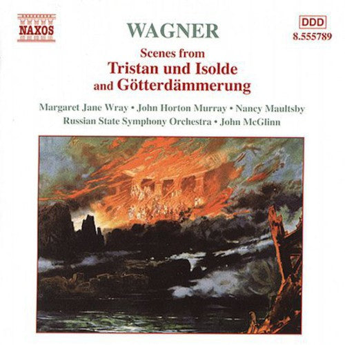 the album cover for Margaret Jane Wray - Scenes from Tristan & Isolde & Gotterdammerung
