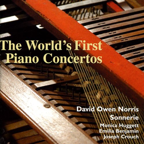 the album cover for David Owen Norris - World's First Piano Concertos
