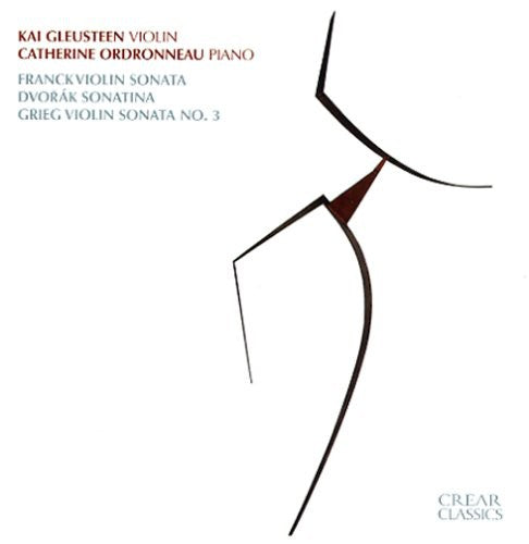 the album cover for Dvorak/Franck/Grieg - Violin Sonatas