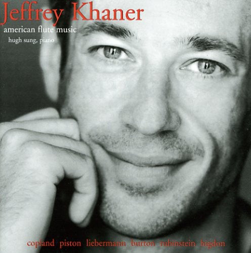 the album cover for Jeffrey Khaner - American Flute Music