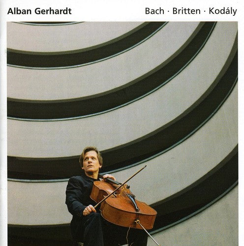 the album cover for Britten/Bach/Kodaly - Suite 1 for Cello Solo / Cello Suite 5