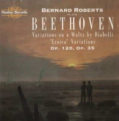 the album cover for Bernard Roberts - Diabelli / Eroica Variations