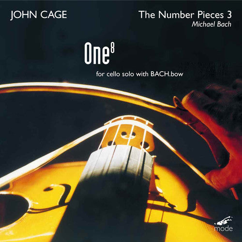 the album cover for Michael Bach/Schnebel/J.S. Bach - One8 1991 for Solo Cello