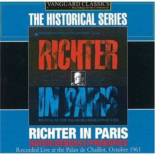 the album cover for Sviatoslav Richter - Sviatislav Richter in Paris