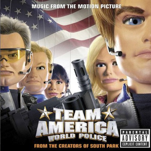 the album cover for Trey Parker - Team America: World Police [PA]