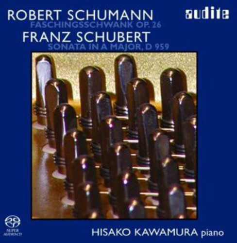 the album cover for SCHUMANN/SCHUBERT - Piano Music