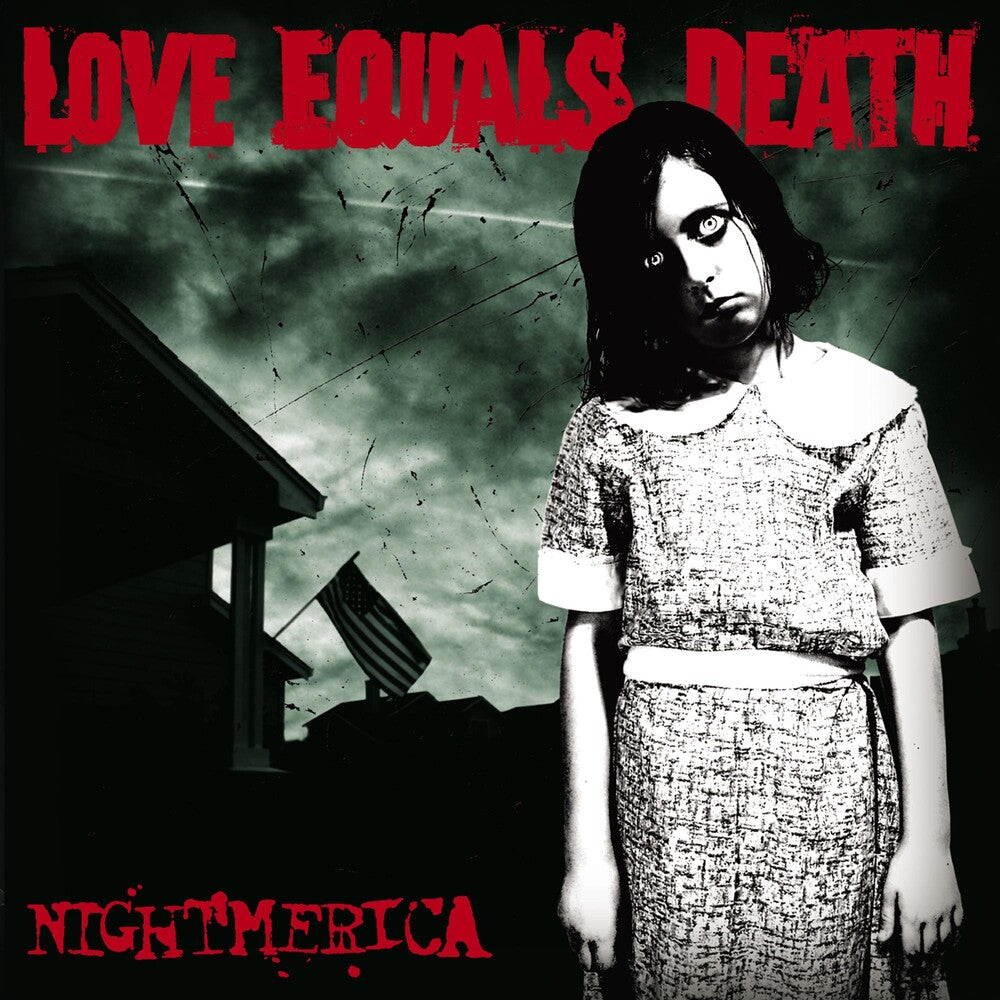 the album cover for Love Equals Death - Nightmerica