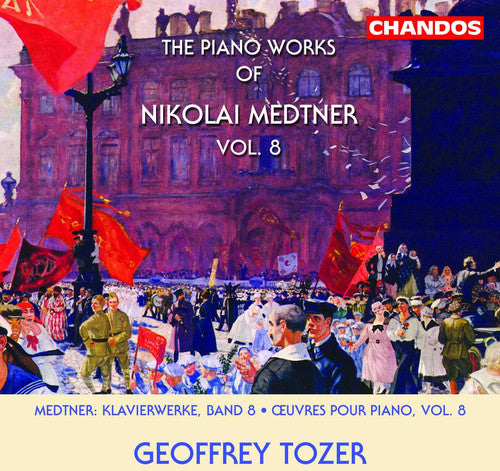 the album cover for A. RAWSTHORNE - Piano Works of Nikolai Medtner 8