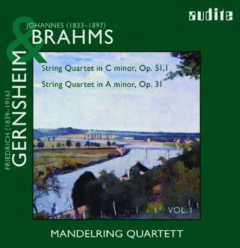 the album cover for Brahms/Gernsheim - String Quartets
