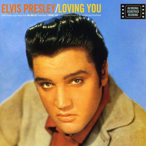 the album cover for Elvis Presley - Loving You