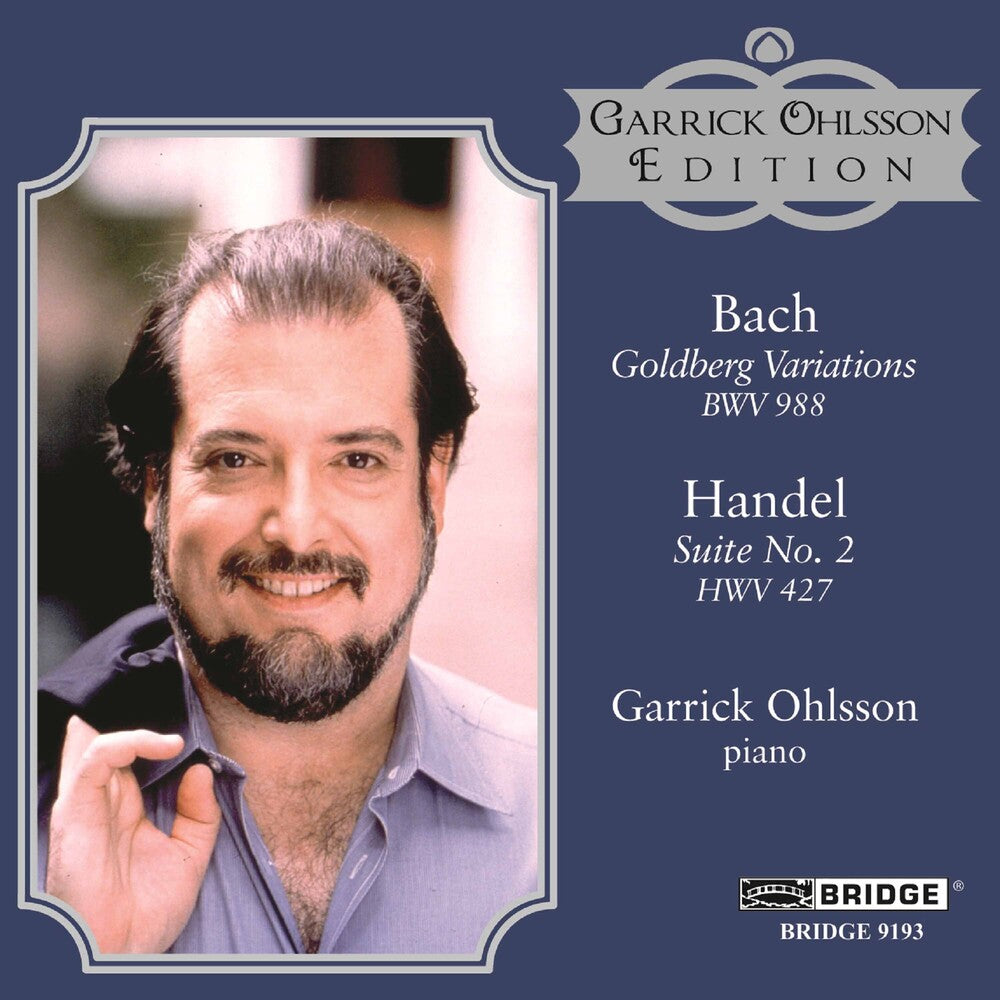 the album cover for GARRICK OHLSSON - Goldberg Variation