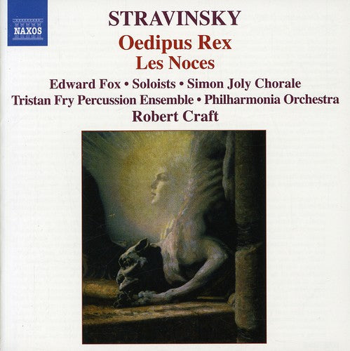 the album cover for Robert Craft - Oedipus Rex / Les Noces