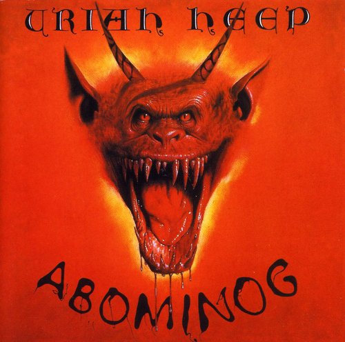 the album cover for Uriah Heep - Abominog [Import]