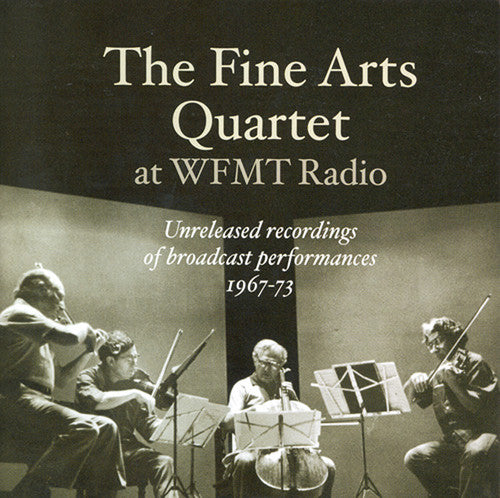 the album cover for Fine Arts Quartet - Unreleased Recordings of Broadcast Performances