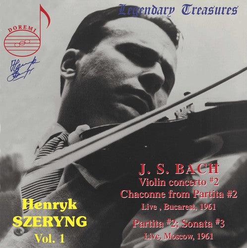 the album cover for Henryk Szeryng - Legendary Treasures: Henry Szeryng 1
