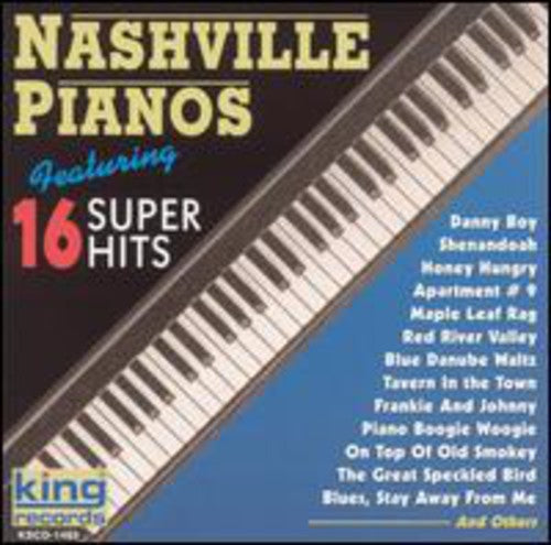 the album cover for Nashville Pianos - 16 Super Hits