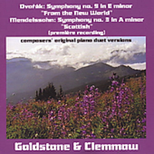 the album cover for Goldstone - Symphony 9 & 3 Composer's Orig Piano Duet Versions