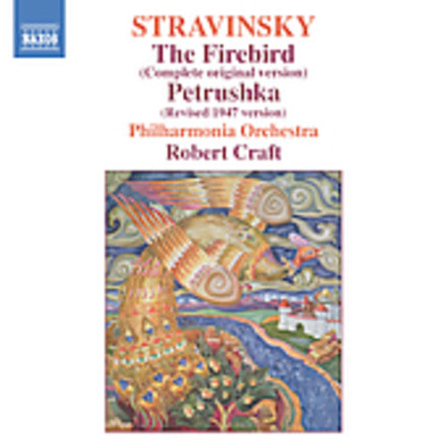 the album cover for Robert Craft - Firebird / Petrushka
