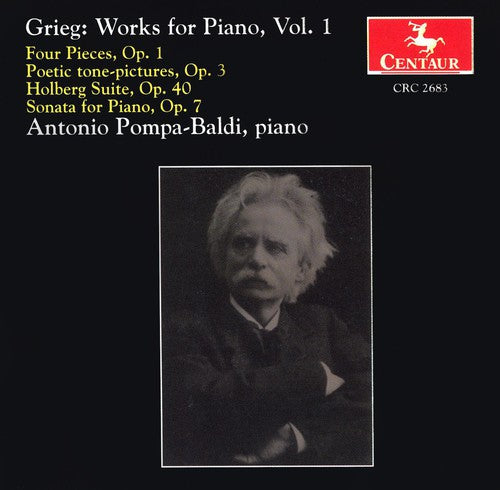 the album cover for E. GRIEG - Works for Piano 1