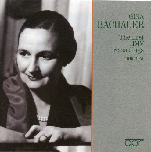 the album cover for Gina Bachauer - First HMV Recordings 1949-51