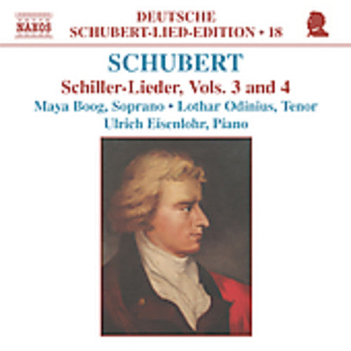 the album cover for Maya Boog - Schiller Lieder 3 & 4