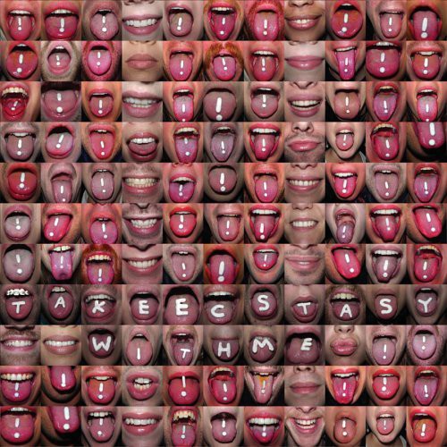 the album cover for !!! (Chk Chk Chk) - Take Ecstacy with Me / Get Up