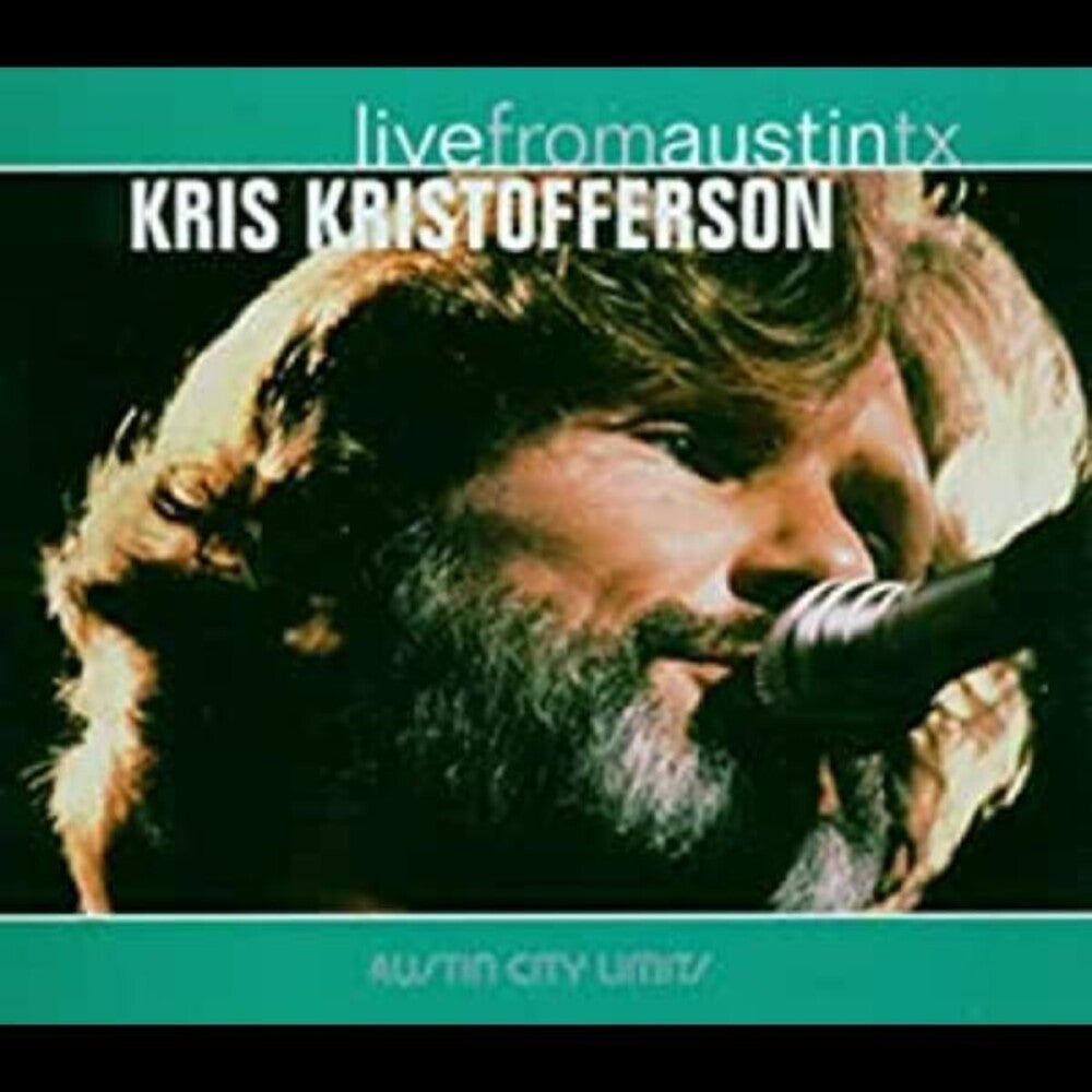 the album cover for Kris Kristofferson - Live from Austin Texas