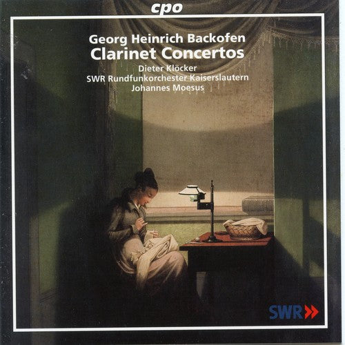 the album cover for Dieter KlÃ¶cker - Clarinet Concertos