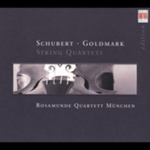 the album cover for Schubert/Goldmark - String Quartets