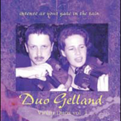 the album cover for Forare/Glaser/Hultqvist - Violin Duos 1: Intense As Your Gaze in the Rain