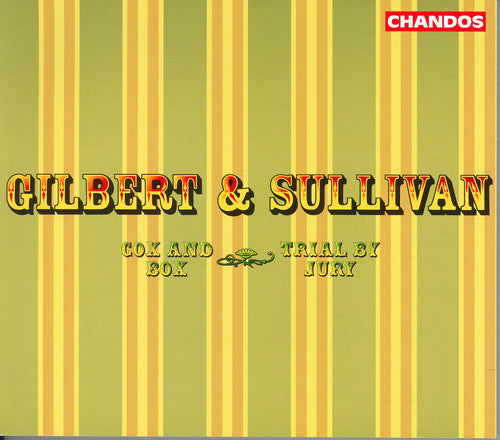 the album cover for Gilbert & Sullivan / Evans / Brooke / Hickox - Trial By Jury / Cox & Box