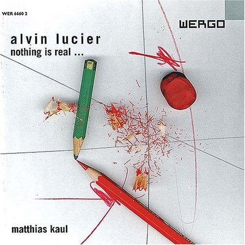 the album cover for A. LUCIER - Nothing Is Real