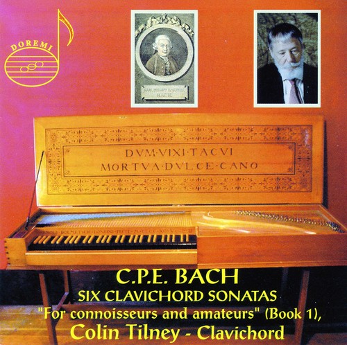 the album cover for Colin Tilney - Six Clavichord Sonatas