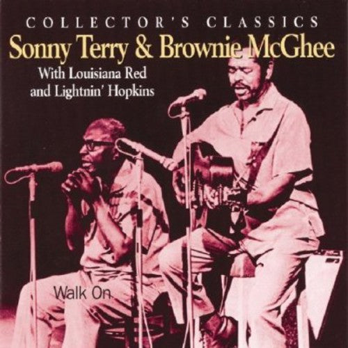 the album cover for Louisiana Red/Sonny Terry/Brownie McGhee/Lightnin' Hopkins/Sonny Terry & Brownie McGhee - Walk on