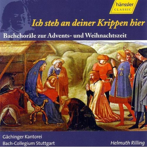 the album cover for J.S. Bach - Ich Steh An Deiner Krippen Hier