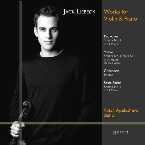 the album cover for Katya Apekisheva - Works for Violin & Piano