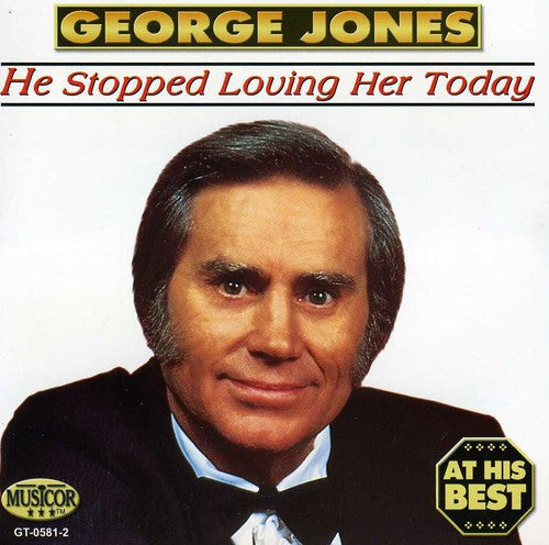 the album cover for George Jones - At His Best