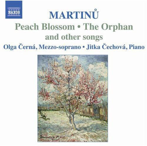the album cover for Olga Cerna - Peach Blossom / Orphan