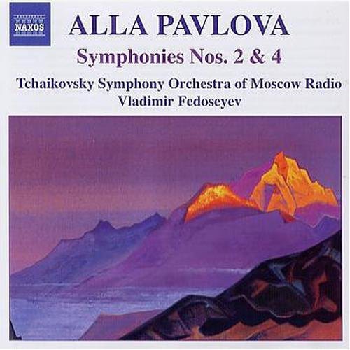 the album cover for Vladimir Fedoseyev - Symphonies 2 & 4